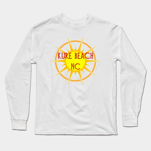 Life's a Beach: Kure Beach, NC Long Sleeve T-Shirt by Naves